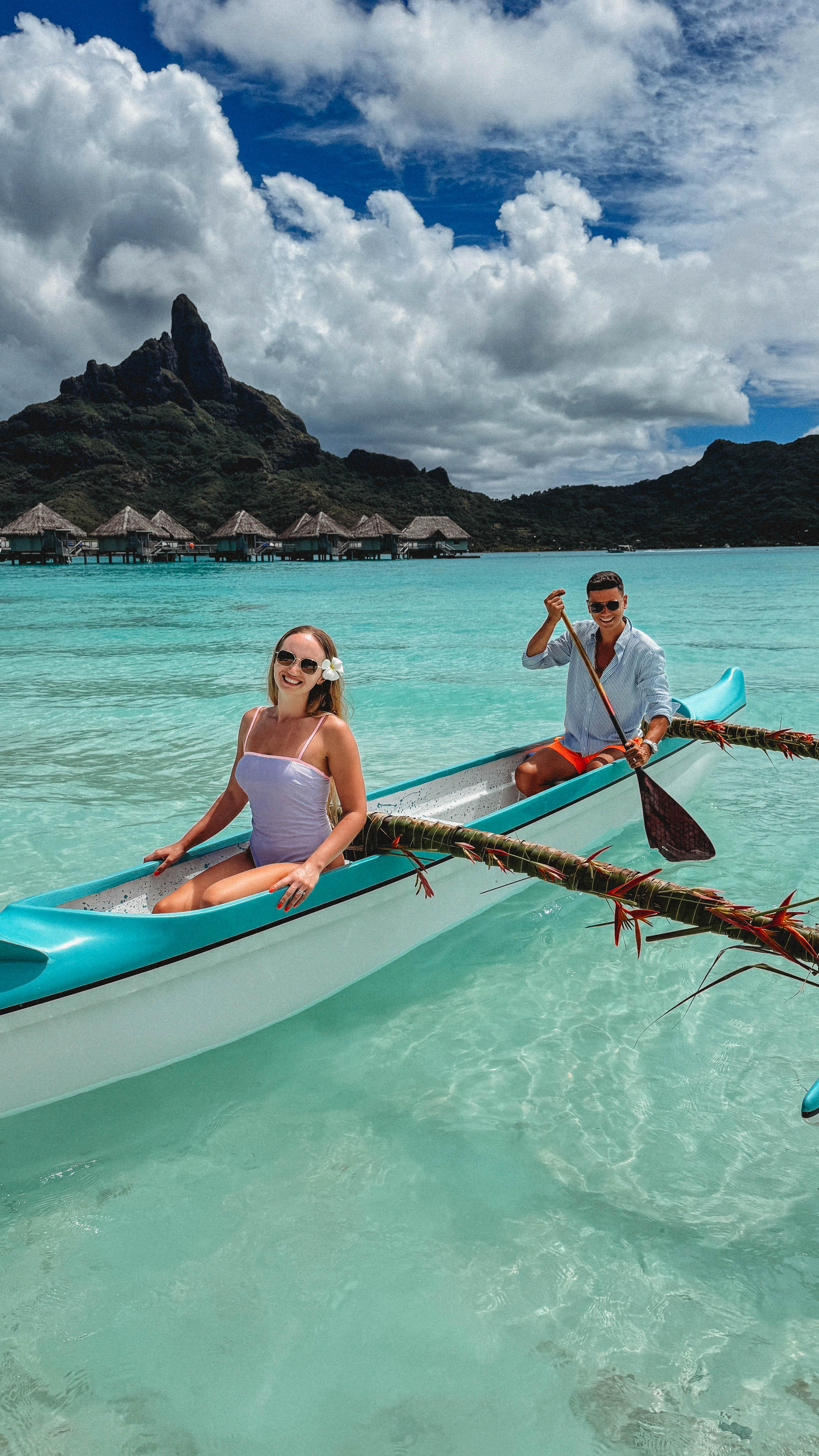 Us in Bora Bora, French Polynesia